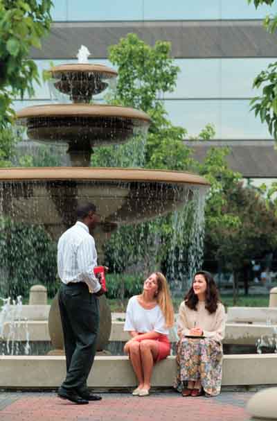 Students at Fountain