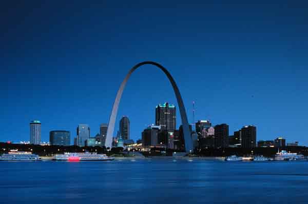 St. Louis Skyline Blue