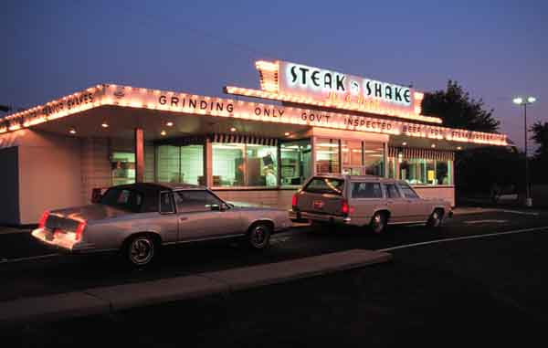 Steak 'N Shake Drive-Thru at Sunset