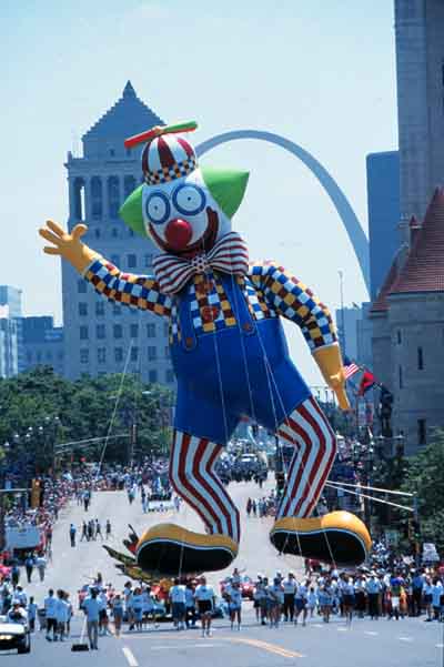 Clowd Balloon in VP Parade